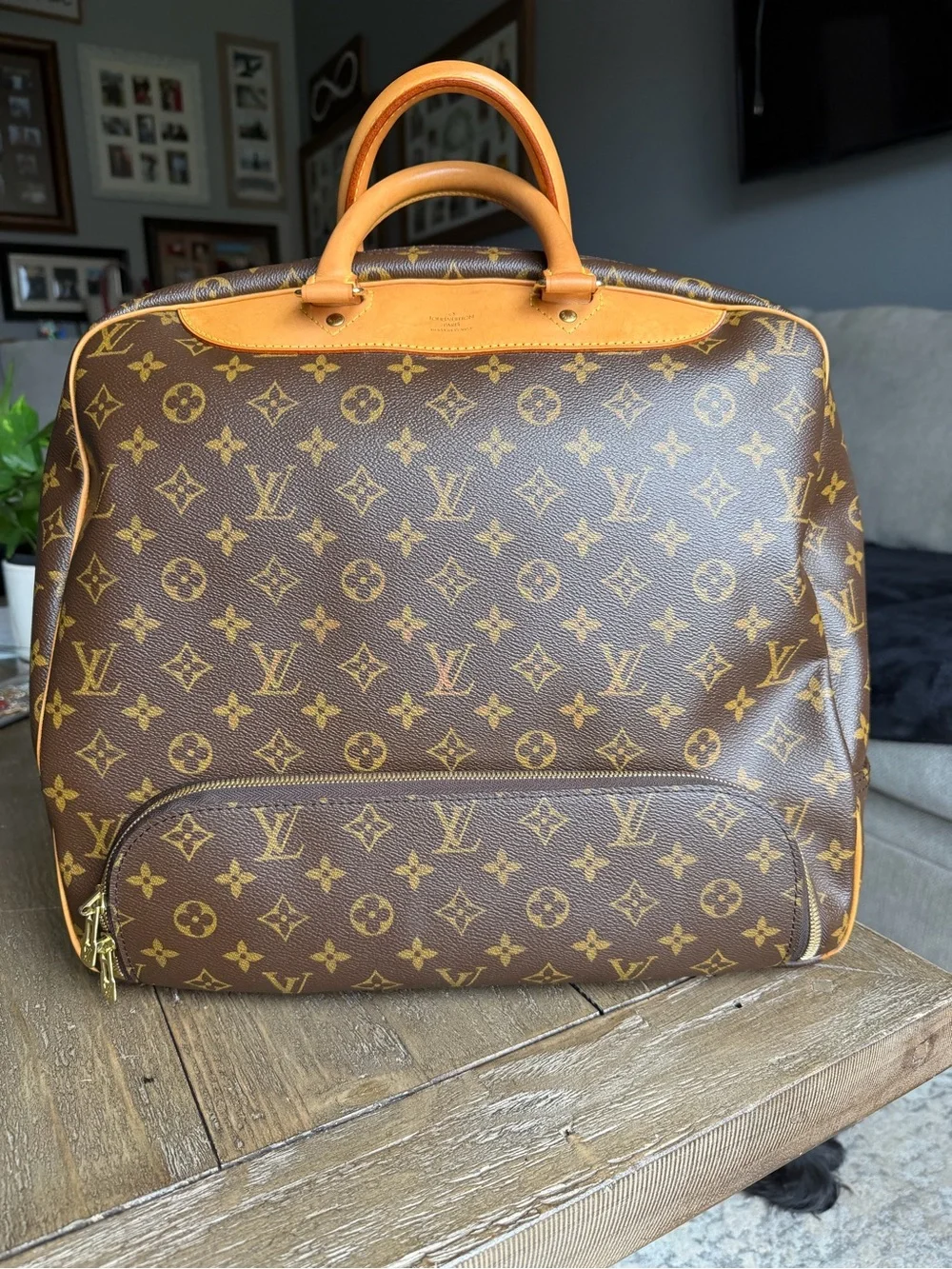 Louis Vuitton Evasion Travel Tote with COA
